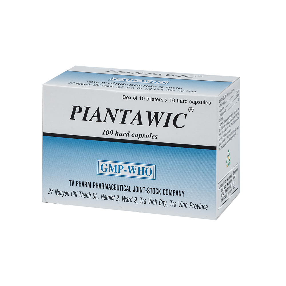 Piantawic Hộp 10 vỉ x 10 viên TV.Pharm