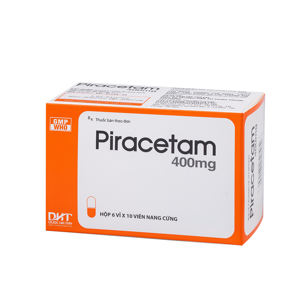 Piracetam Hộp 6 vỉ x 10 viên nang Hataphar