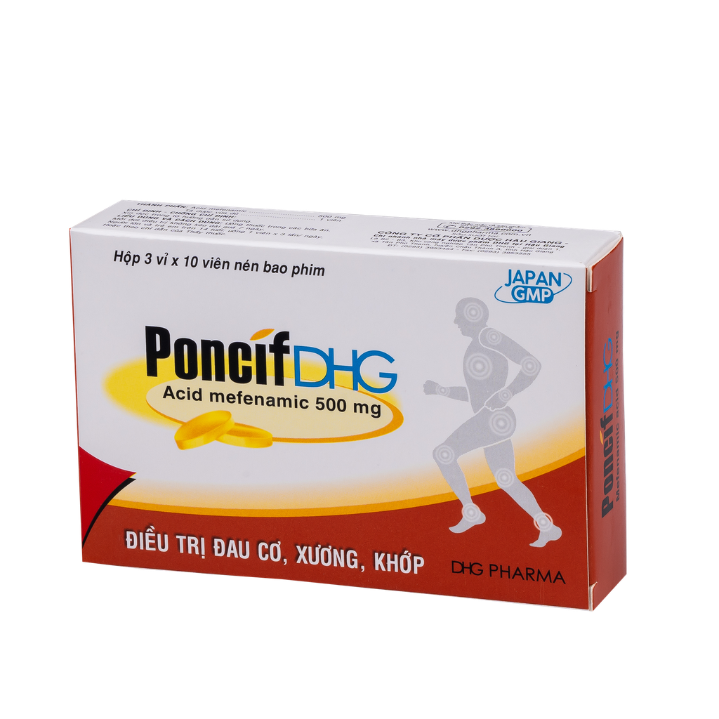 PoncifDHG Hộp 3 vỉ x 10 viên DHG