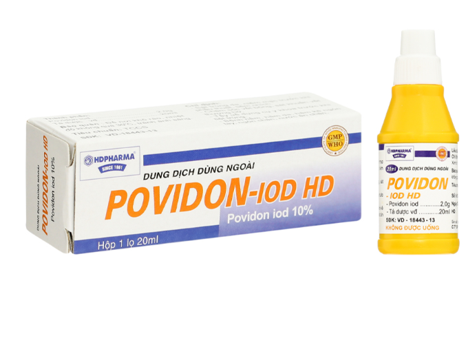 Povidone 10% 20ml Lọ 20ml HDPHARMA