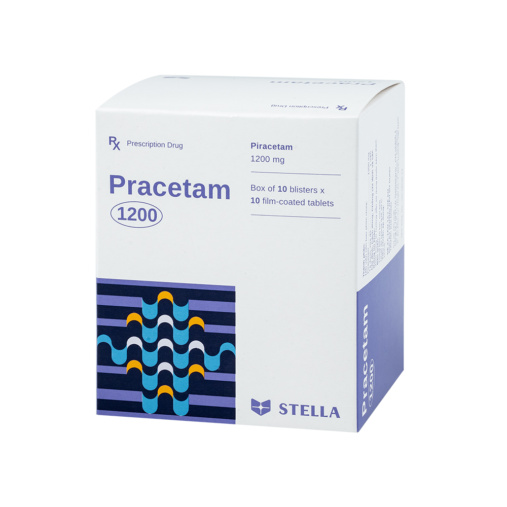 Pracetam 1200 Hộp/100viên Stella