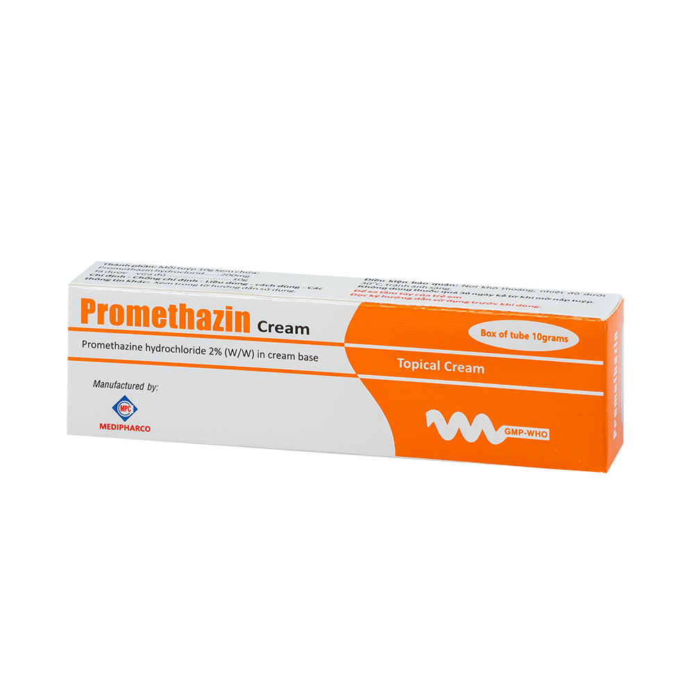 Promethazin 2% 10g Hộp 1 tuýp 10g Medipharco