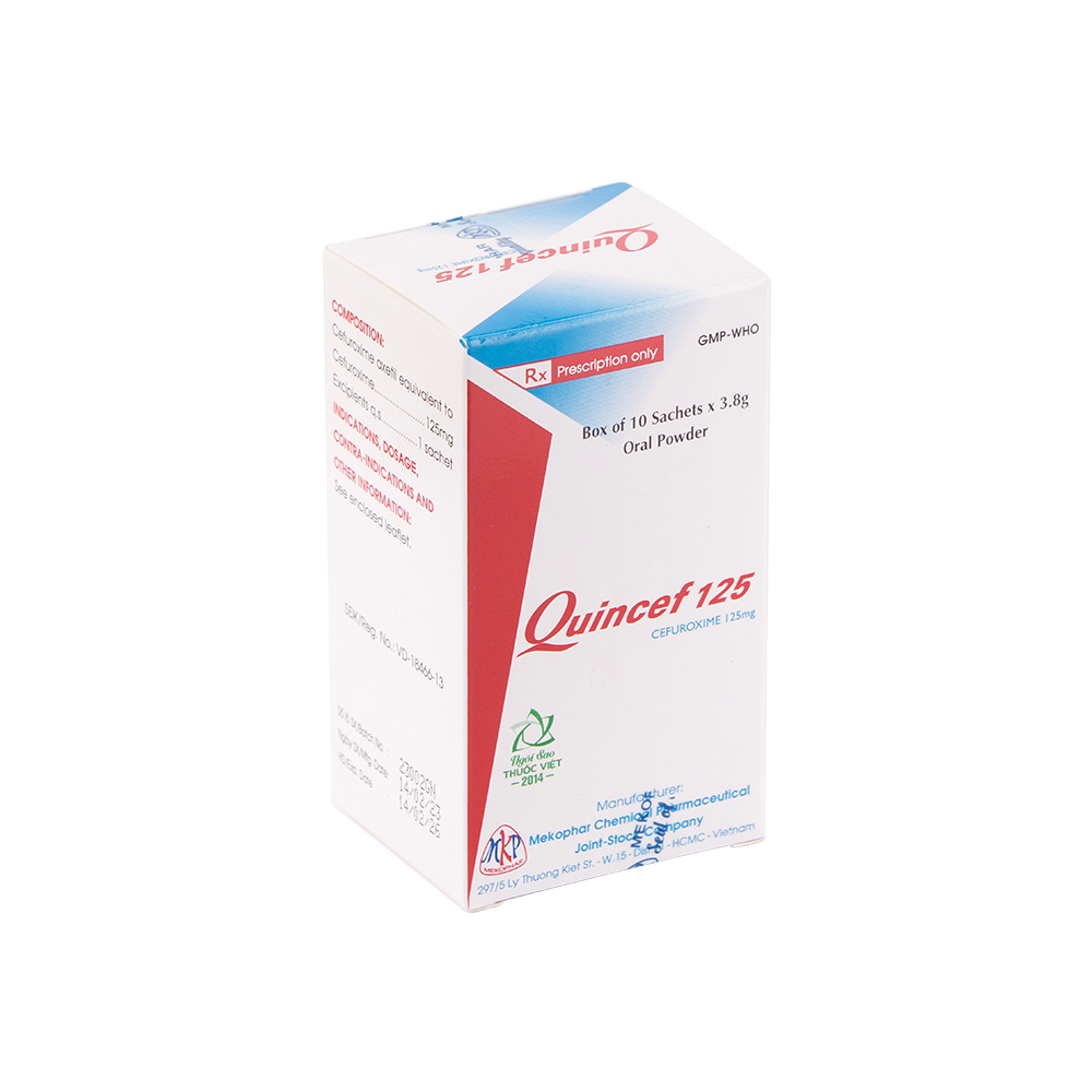 QUINCEF 125 (H/10gói) Mekophar