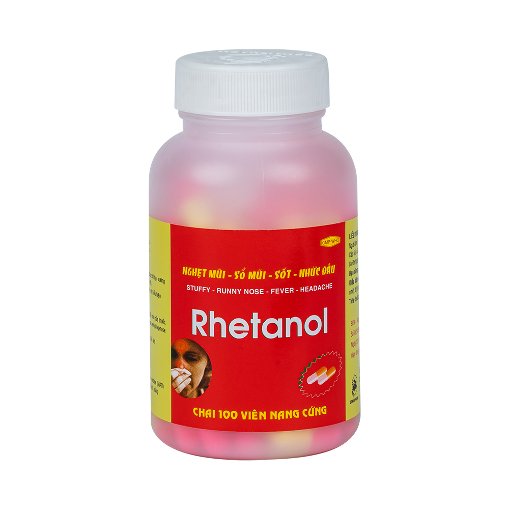 Rhetanol Chai 100 VNA (ngọc trai)