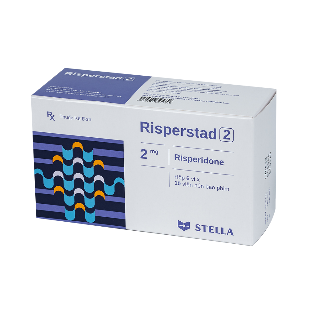 Risperstad 2 Hộp/60viên Stella