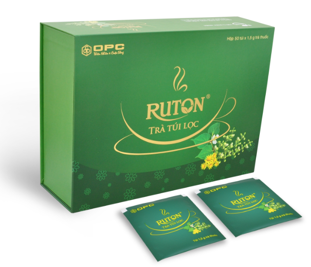 RUTON Trà túi lọc (Hộp 50 túi x 1,5g)