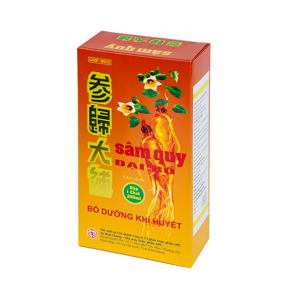 SÂM QUY ĐẠI BỔ 250ml