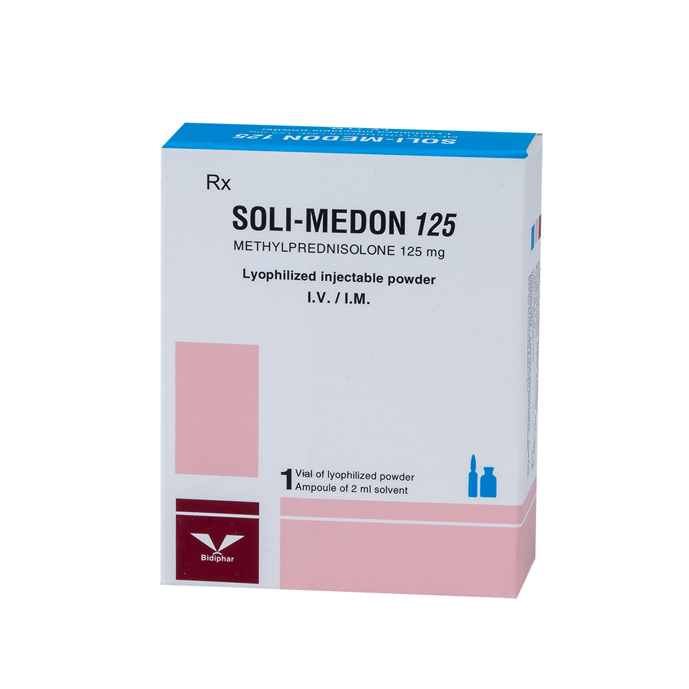 Soli-Medon 125 Hộp 1 lọ BIDIPHAR