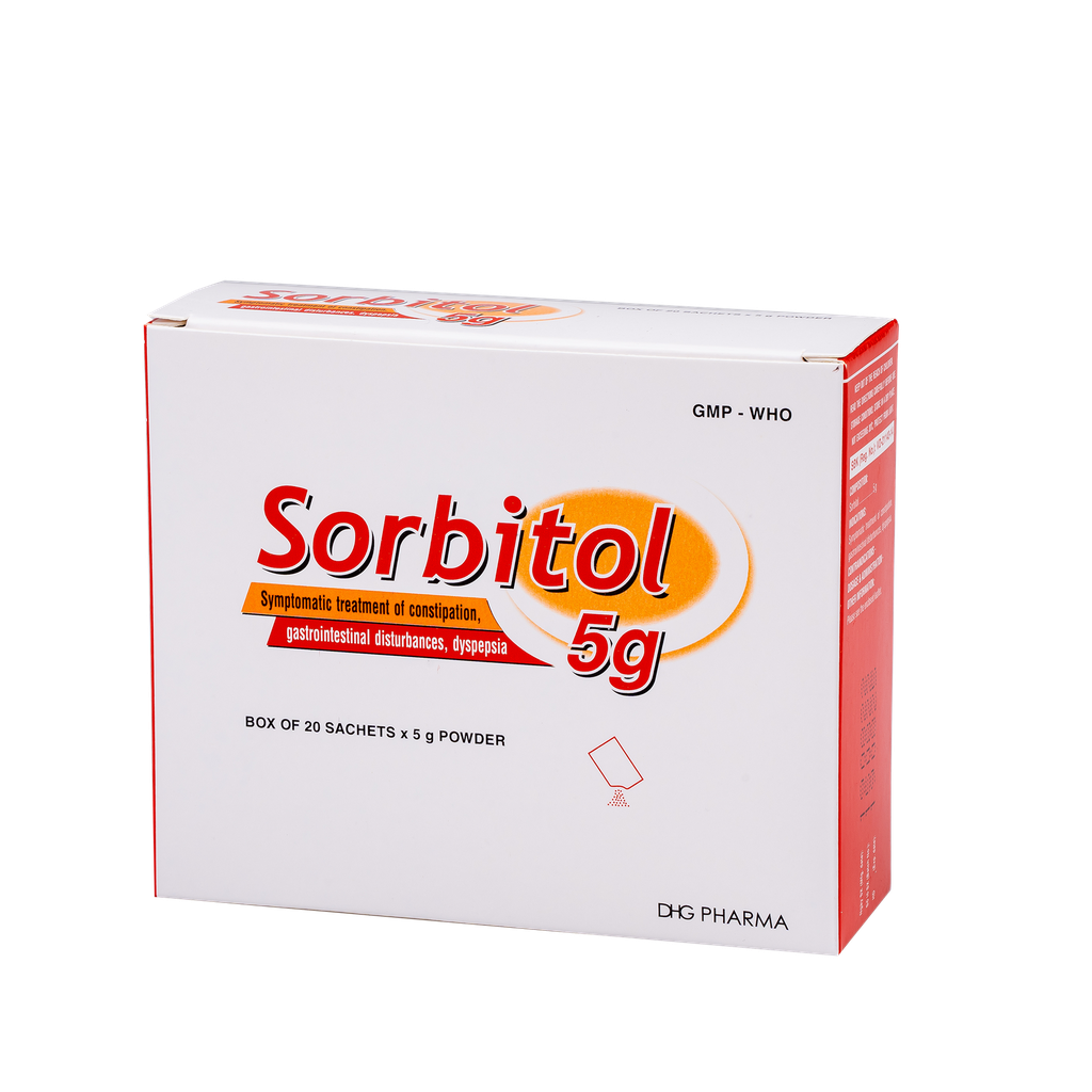 Sorbitol Hộp 20 gói x 5g DHG