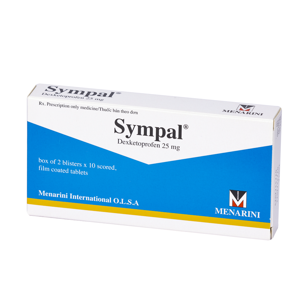 SYMPAL TABLET 25MG 2x10'S 20 Viên/ hộp Menarini