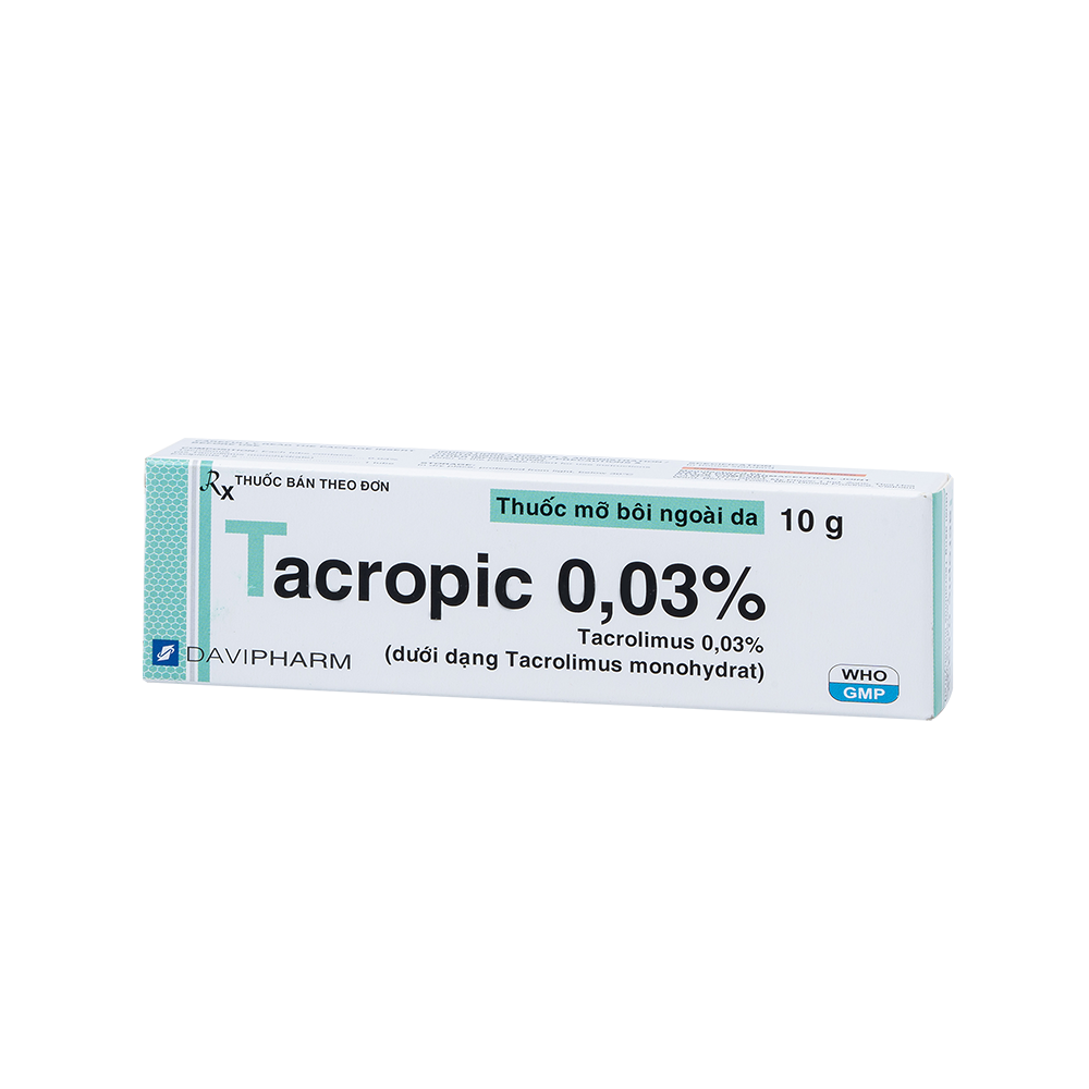 TACROPIC 0,03% Hộp 1 Tuýp Davipharm
