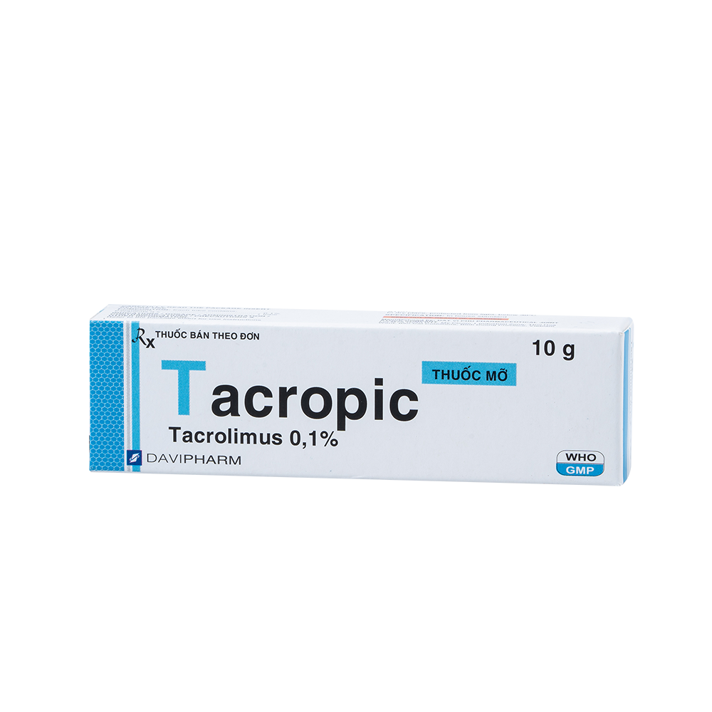 TACROPIC 0,1% Hộp 1 Tuýp Davipharm