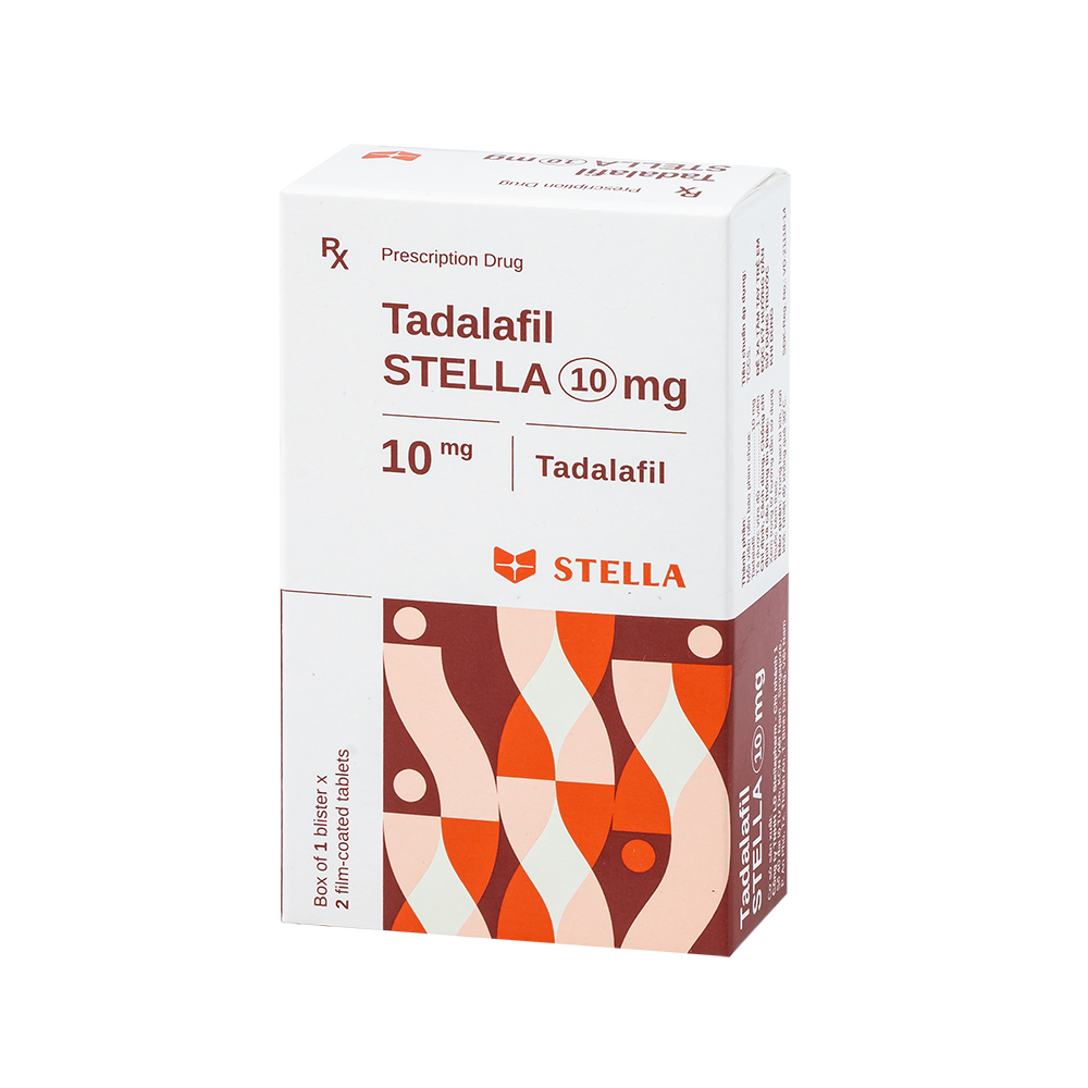 Tadalafil Stella 10mg Hộp/02viên Stella