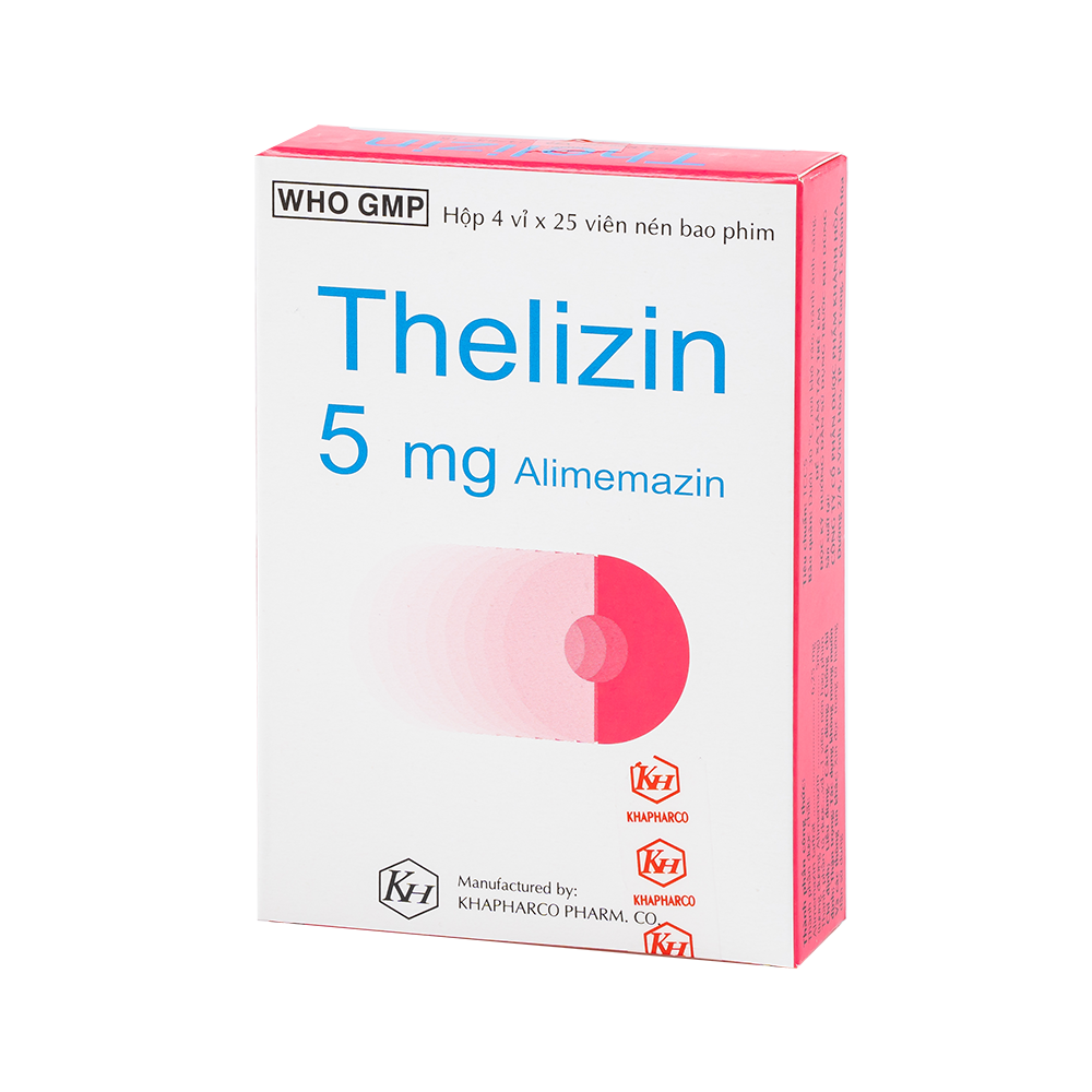 THELIZIN 5mg Hộp 100 viên Khapharco