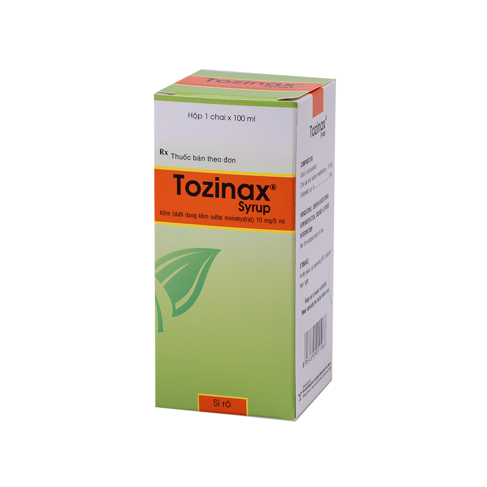 Tozinax syrup H/1 Hộp 1 Lọ Bidiphar