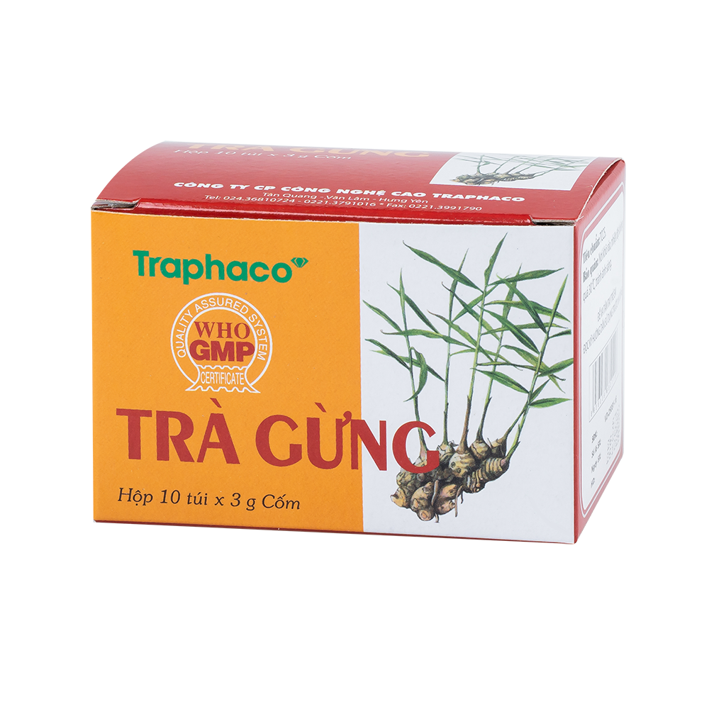 Trà cốm gừng 3g