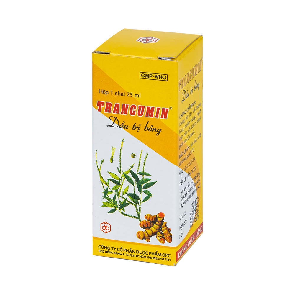 TRANCUMIN Dầu trị bỏng 25ml