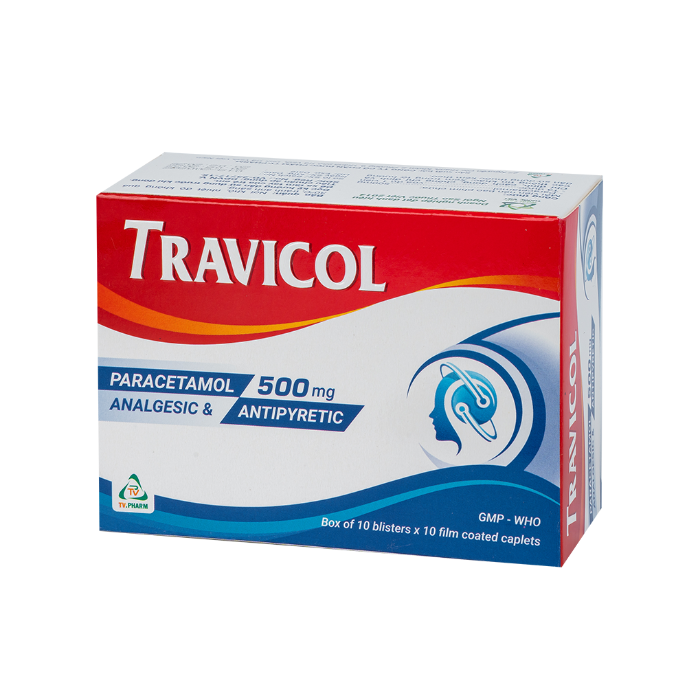 Travicol Hộp 10 vỉ x 10 viên TV.Pharm