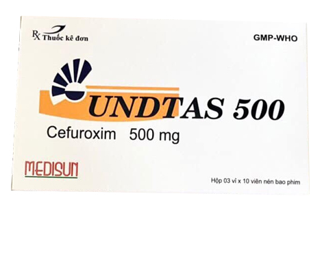 Undtas 500 Hộp 3 vỉ x 10 viên Me di sun