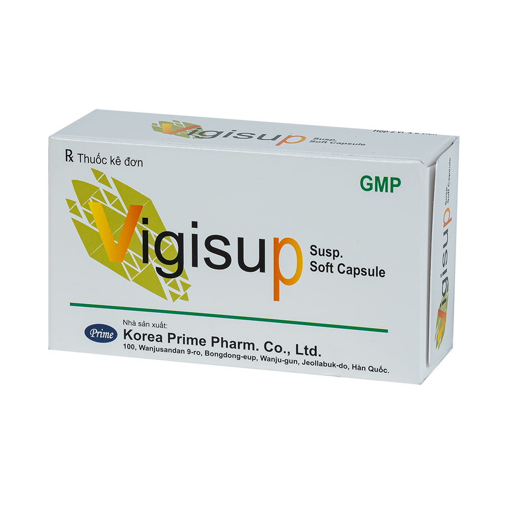 Vigisup Susp. Soft Capsule (Kiện x 200 hộp x 2 vỉ x 6 viên)