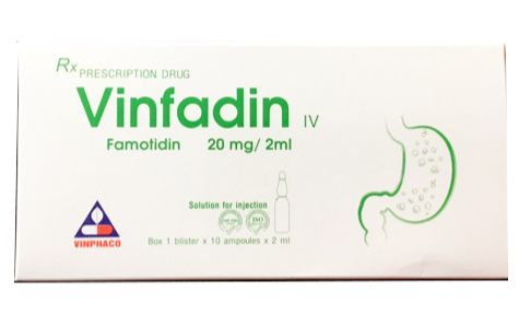 VINFADIN Hộp 1 vỉ x 10 ống VINPHACO