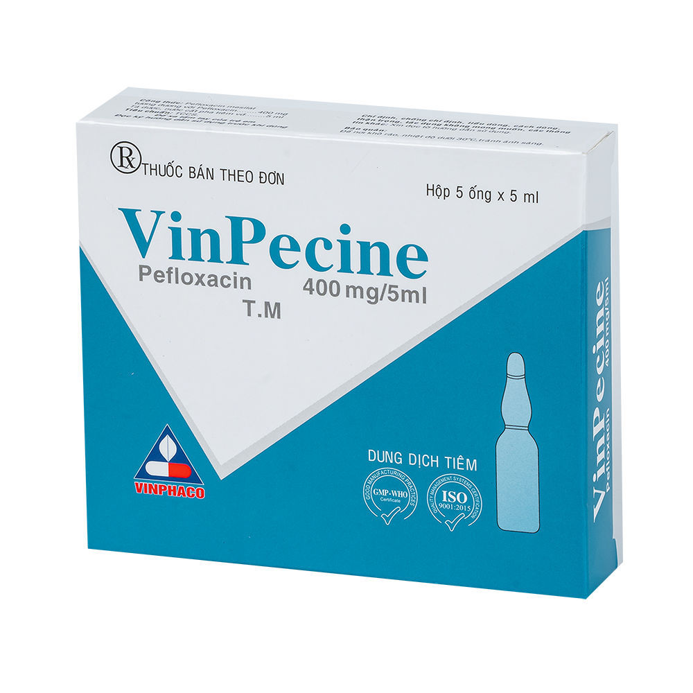 VINPECINE Hộp 1 vỉ x 5 ống  VINPHACO