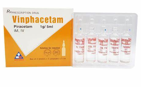 Vinphacetam (Piracetam 1g/5ml) Hộp 2 vỉ x 5 ống VINPHACO