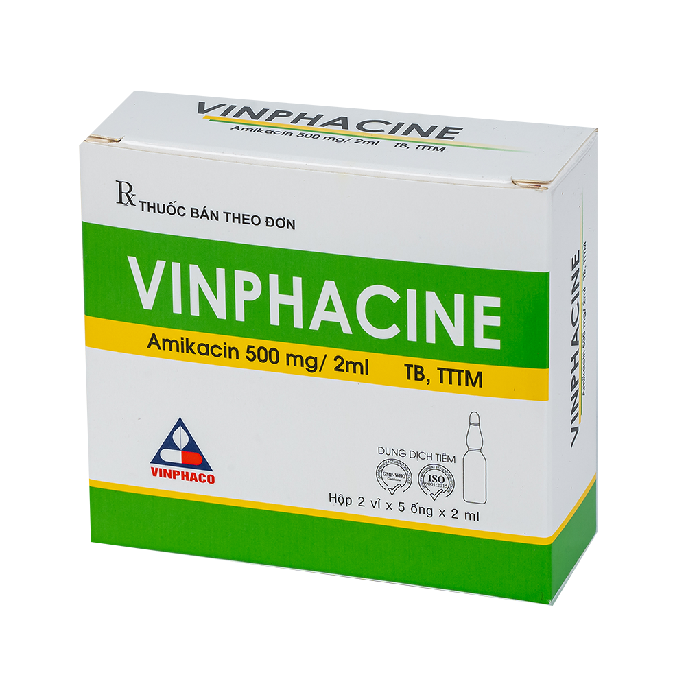 VINPHACINE Hộp 2 vỉ x 5 ống  VINPHACO