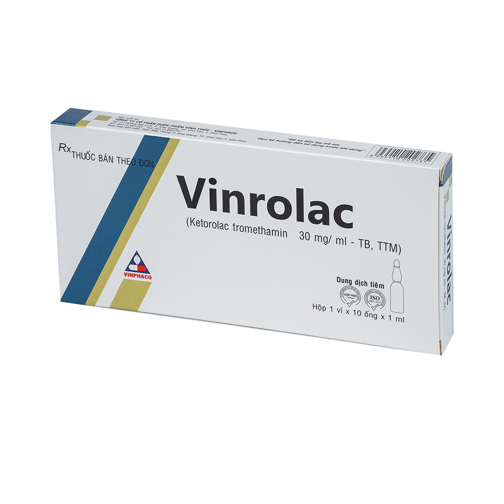 VINROLAC Hộp 1 vỉ x 10 ống  VINPHACO