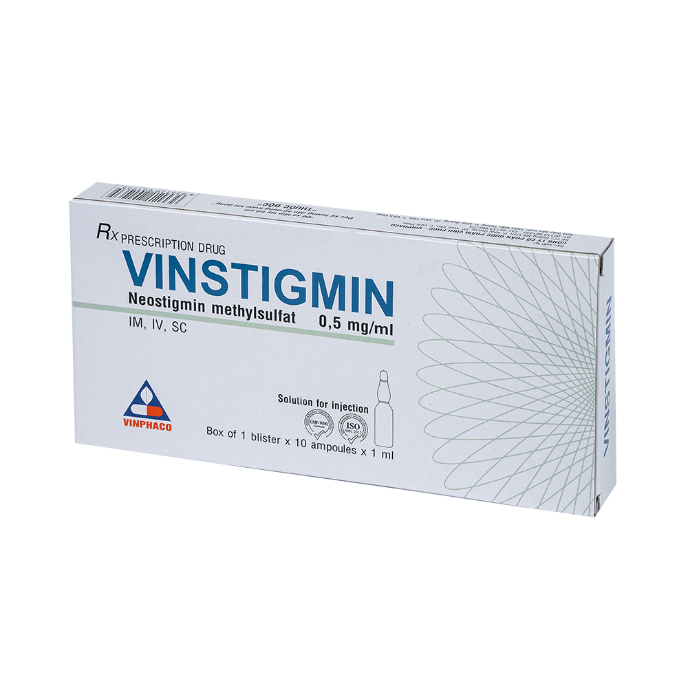 VINSTIGMIN Hộp 1 vỉ x 10 ống  VINPHACO