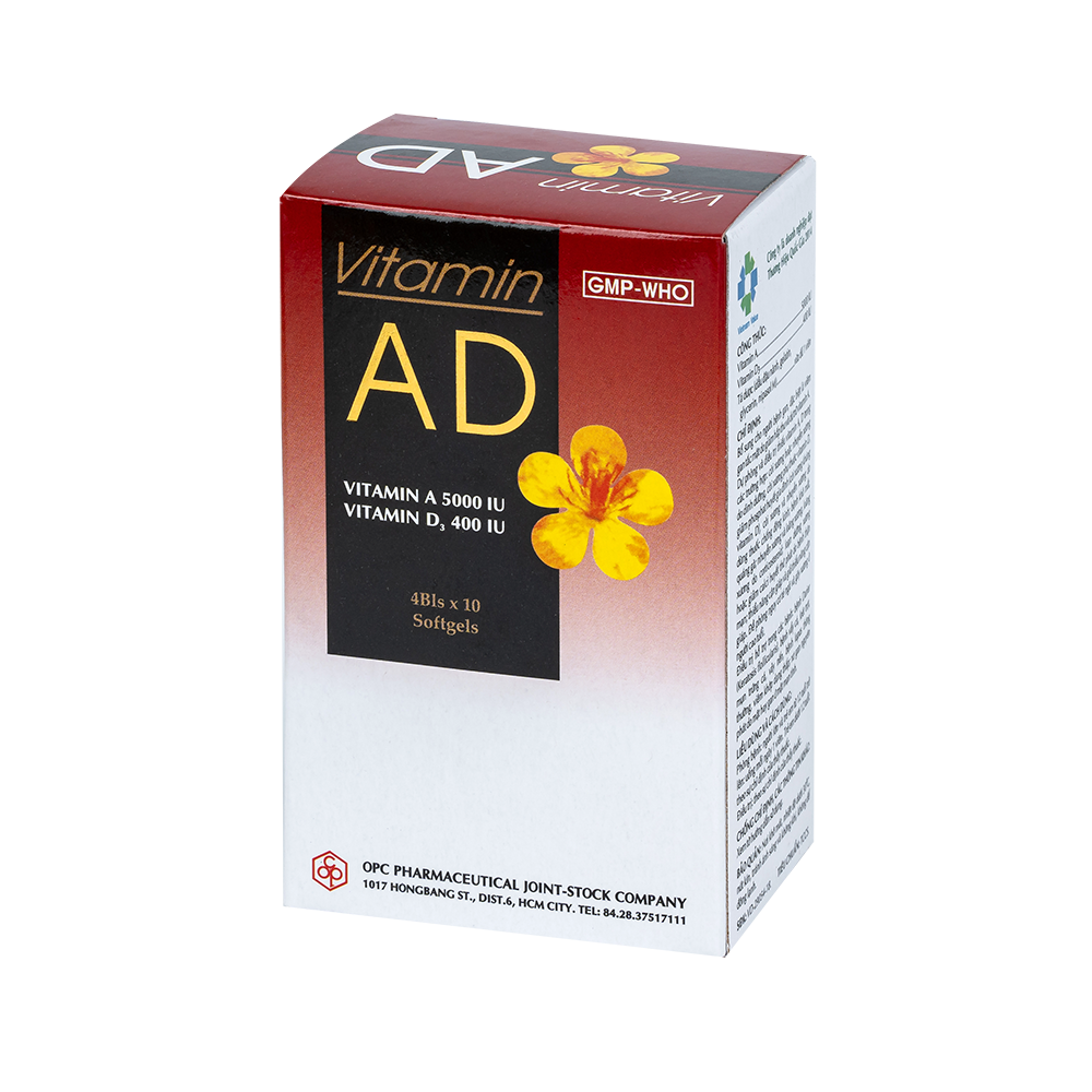 VITAMIN AD (Hộp 40NM)