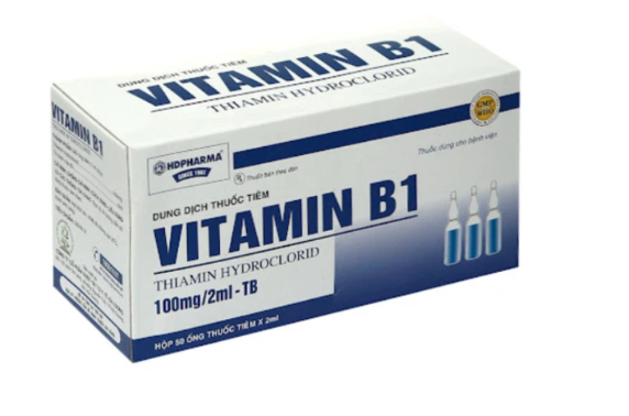 Vitamin B1 (dung dịch tiêm) Hộp 50 ống x 2ml HDPHARMA