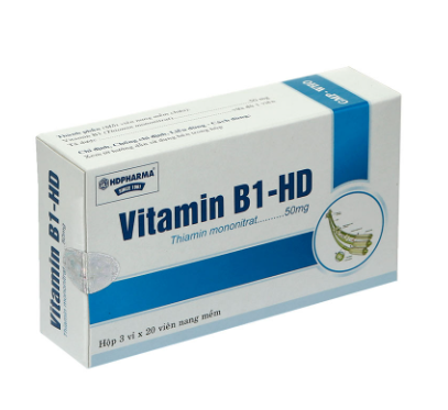 Vitamin B1 – HD Hộp 3 vỉ x 20 viên  HDPHARMA