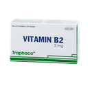Vitamin B2 2mg Hộp 6 vỉ x 30 viên Traphaco