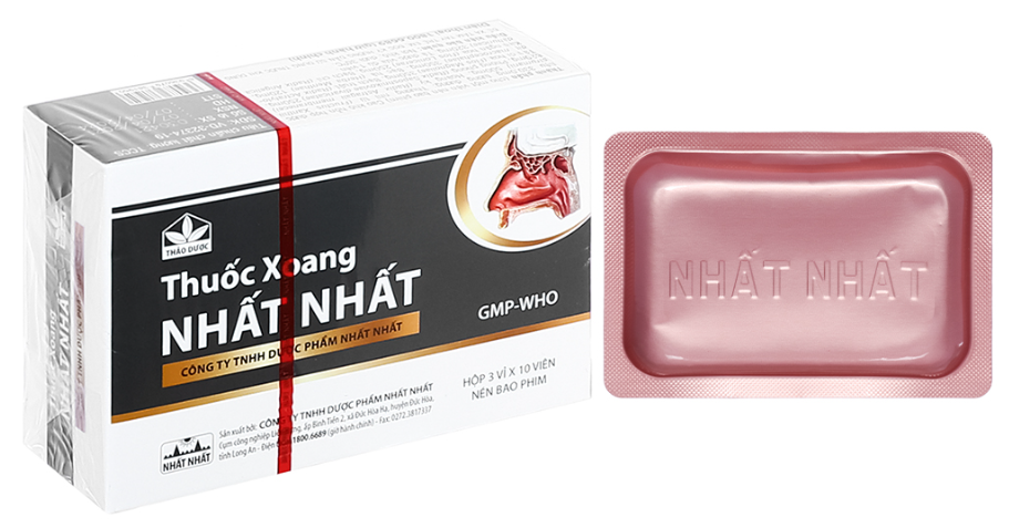 Xoang Hộp  3 vỉ x 10 viên Nhất Nhất