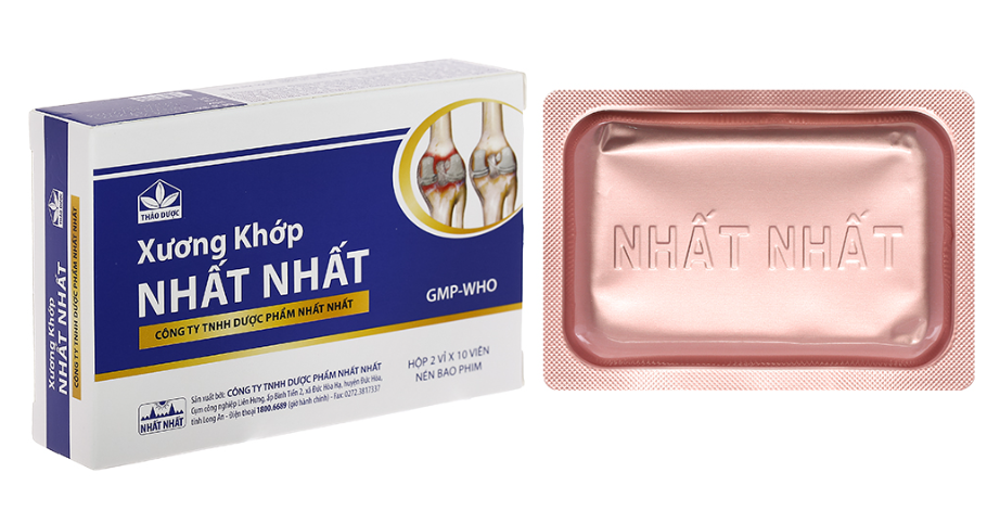 Xương khớp Hộp 2 vỉ x 10 viên Nhất Nhất