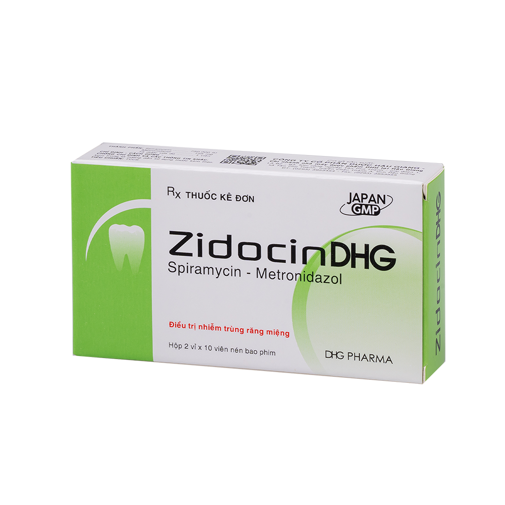 ZidocinDHG Hộp 2 Vỉ x 10 Viên DHG