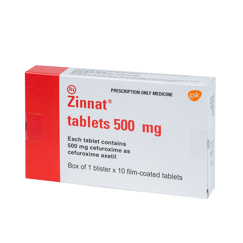 ZINNAT 500MG H/10V