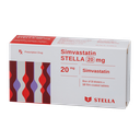 Simvastatin Stella 20mg Hộp/30viên Stella