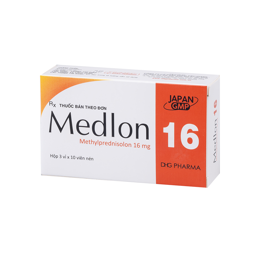 Medlon 16 Hộp 3 vỉ x 10 viên DHG