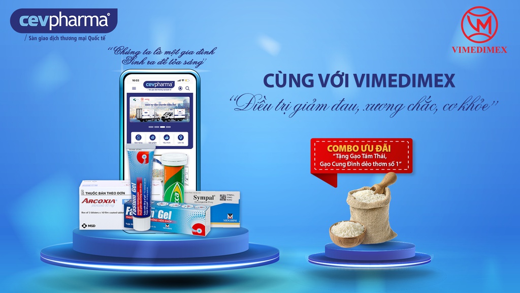Combo Giảm đau tại chỗ vị trí đau xương khớp