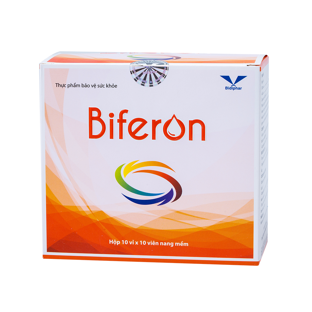Biferon H/100 Hộp 10 Vỉ x 10 Viên Bidiphar