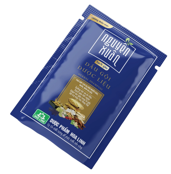 DG Nguyên Xuân Sạch gàu 5.5ml/ Túi (Dây xanh lam) Túi 5.5 ml Hoa Linh