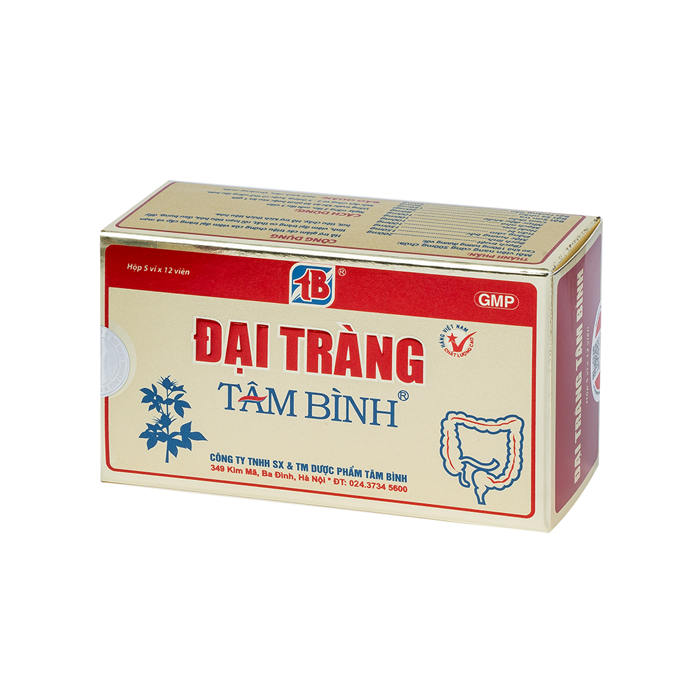 Đại tràng Hộp 5 vỉ x 12 viên Tâm Bình