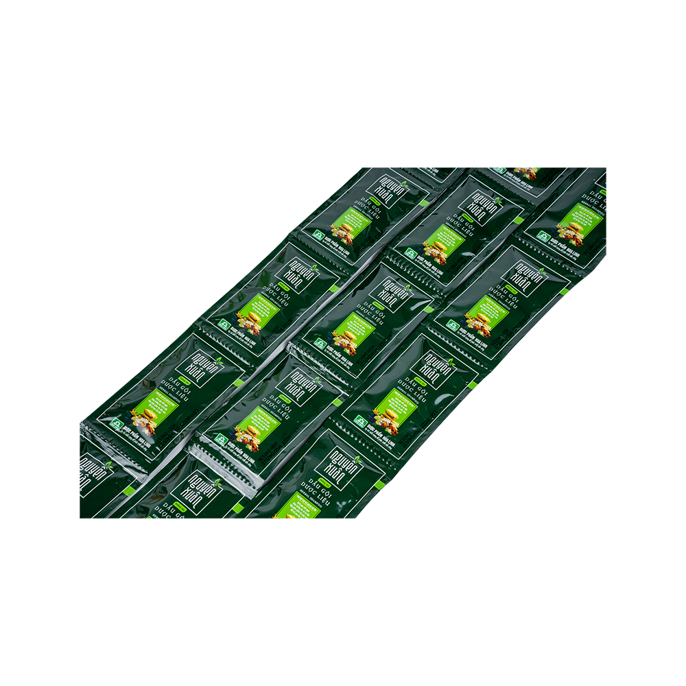 Dầu gội Nguyên Xuân dưỡng tóc túi 5.5ml (Dây xanh) Túi 5,5 ml Hoa Linh