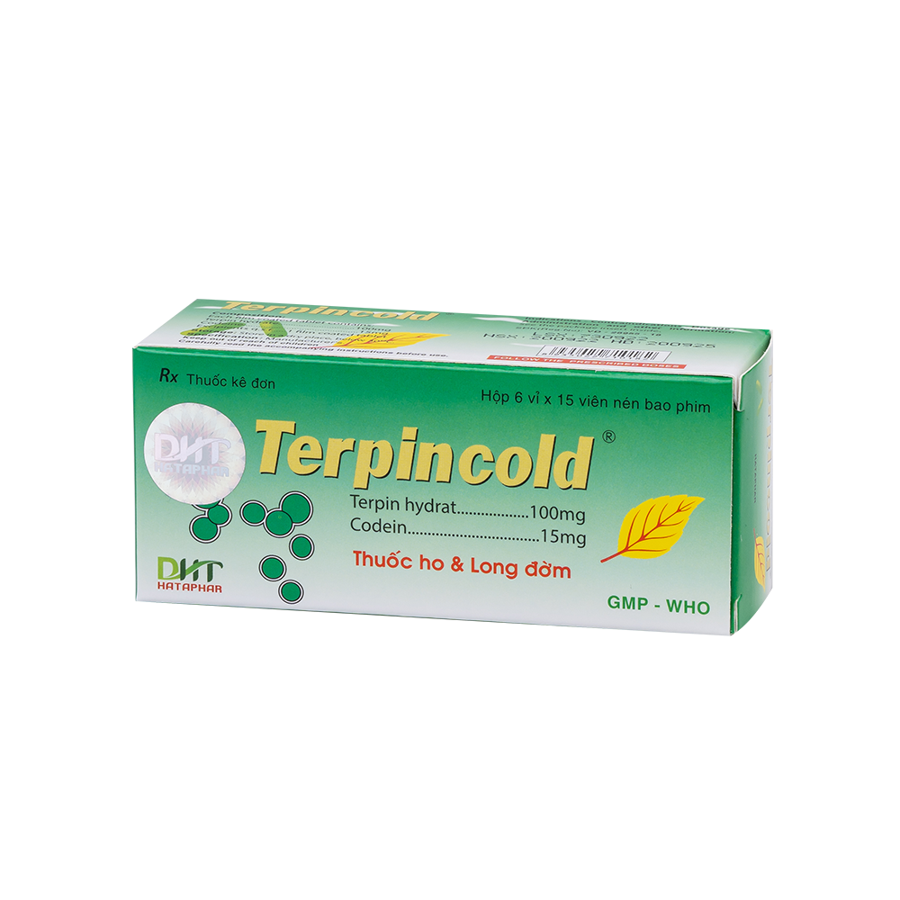 Terpincold H/6 vỉ x 15 viên Hataphar