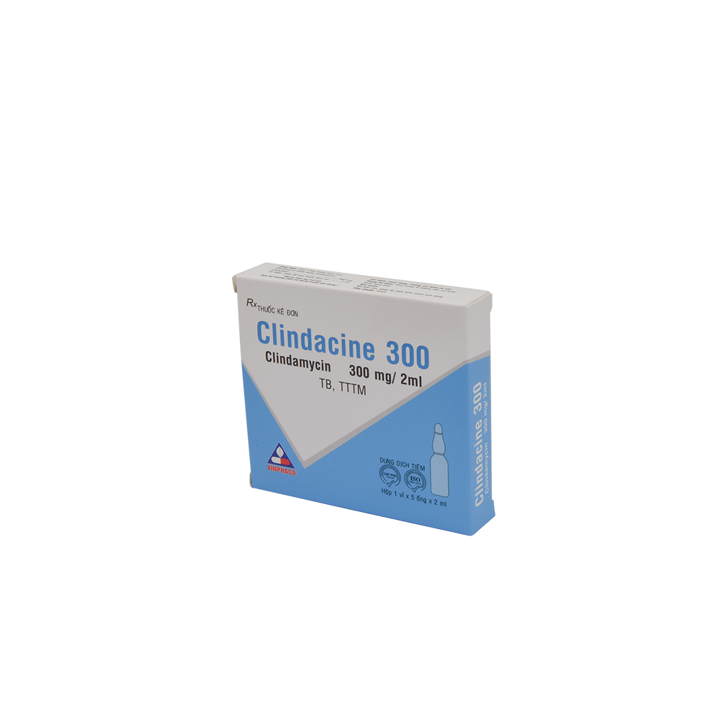 CLINDACINE 300 Hộp 1 vỉ x 5 ống  VINPHACO
