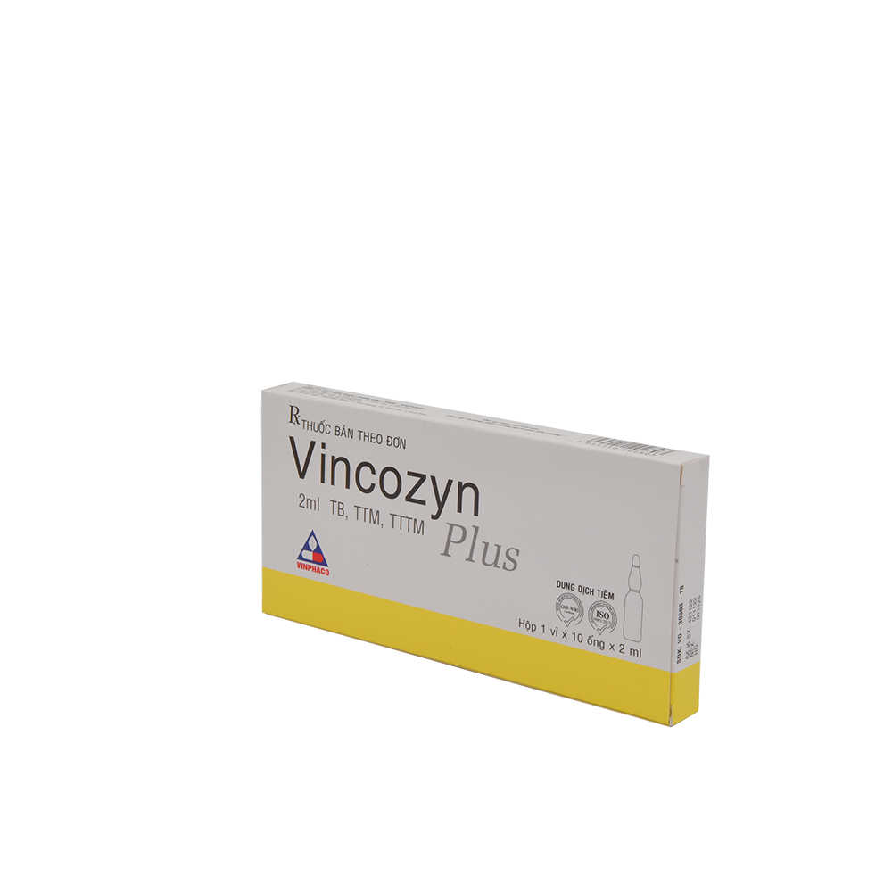 VINCOZYN PLUS Hộp 1 vỉ x 10 ống  VINPHACO