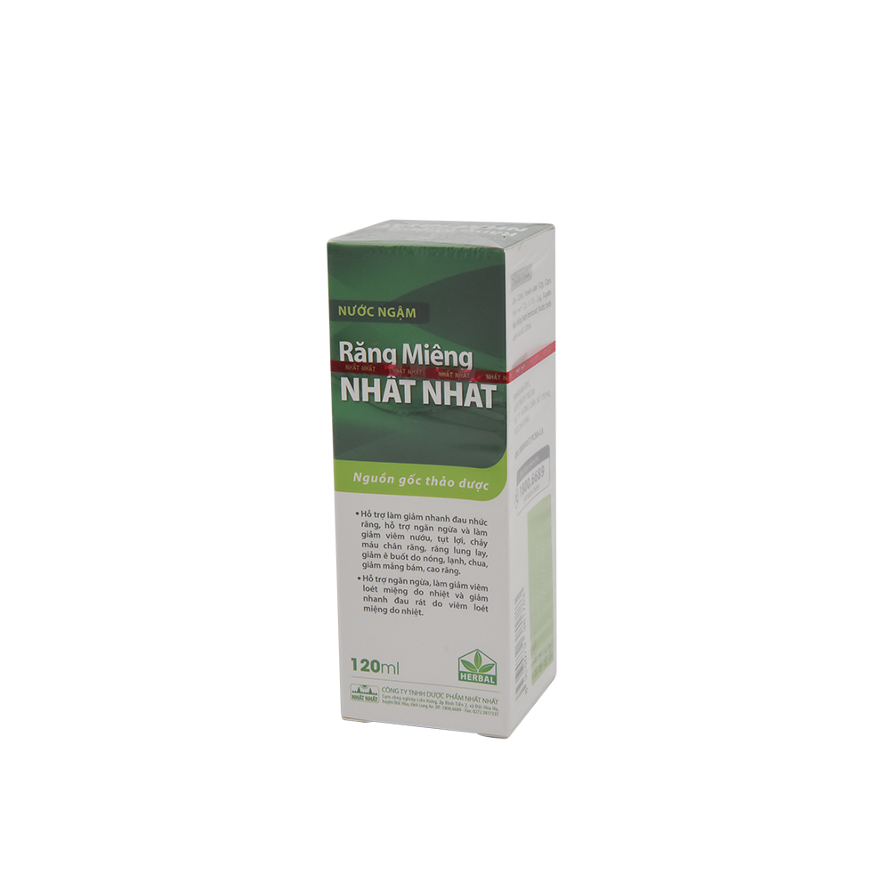Nước ngậm răng miệng Nhất Nhất Hộp 1 lọ x 120ml