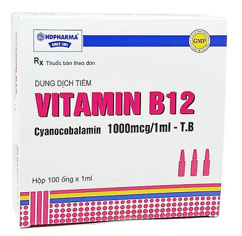 Vitamin B12 Hộp 100 ống x 1ml HDPHARMA
